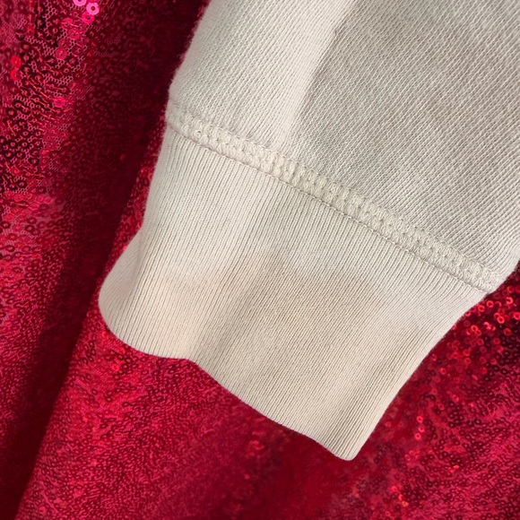 Victoria's Secret Pink and Gray Colorblock Sweatshirt - Picture 4 of 4